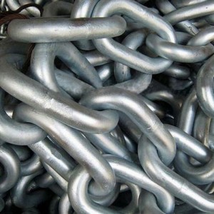 Chaîne piscicole galvanisée à long maillon en acier allié