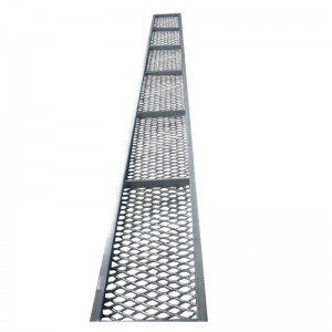 Planches en métal galvanisées de type grillage d'échafaudage